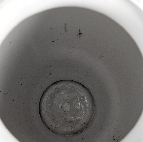 Vintage Rose Medallion Enamelware Vase Hong Kong Chinoiserie Large 14.5 in - Picture 7 of 10